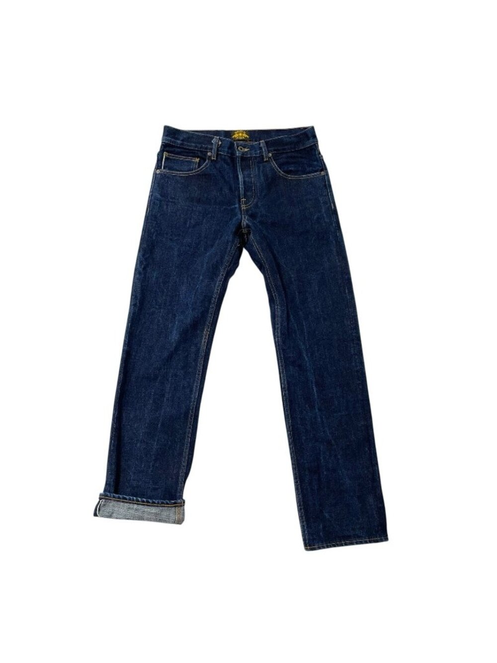 BRAVE STAR True Straight Leg Selvage Selvedge Raw Denim Jeans Cotton USA size 32